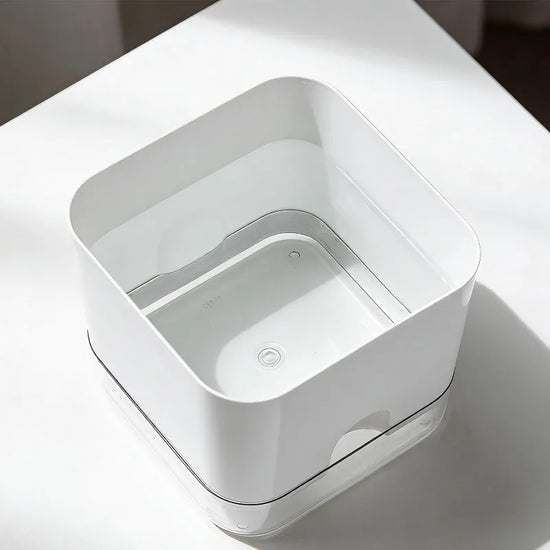 Flower Pots Plastic Imitation Ceramic Automatic Watering Self Watering Planter Plants Succulents Container Home Office Decor